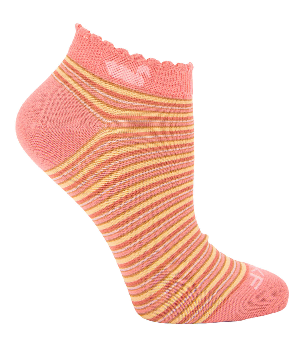 Calcetin Bambú Mujer Ped St Stripe Rosado Rockford
