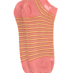 Calcetin Bambú Mujer Ped St Stripe Rosado Rockford