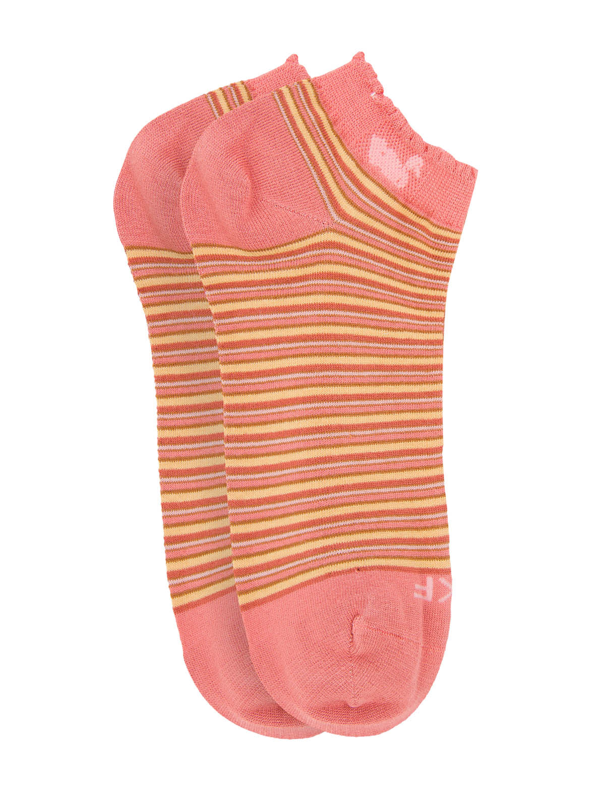Calcetin Bambú Mujer Ped St Stripe Rosado Rockford