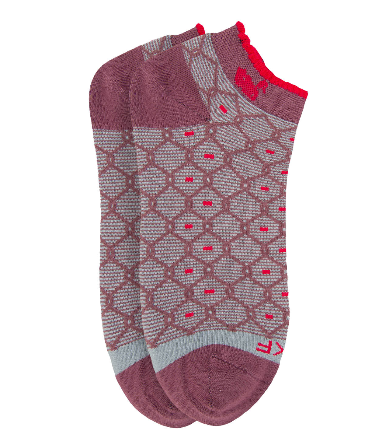 Calcetin Bambú Mujer Ped St Diam Morado Rockford