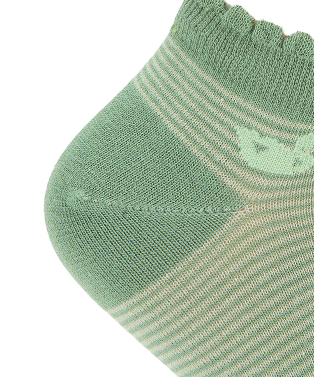 Calcetin Bambú Mujer Ped St Lines Verde Rockford