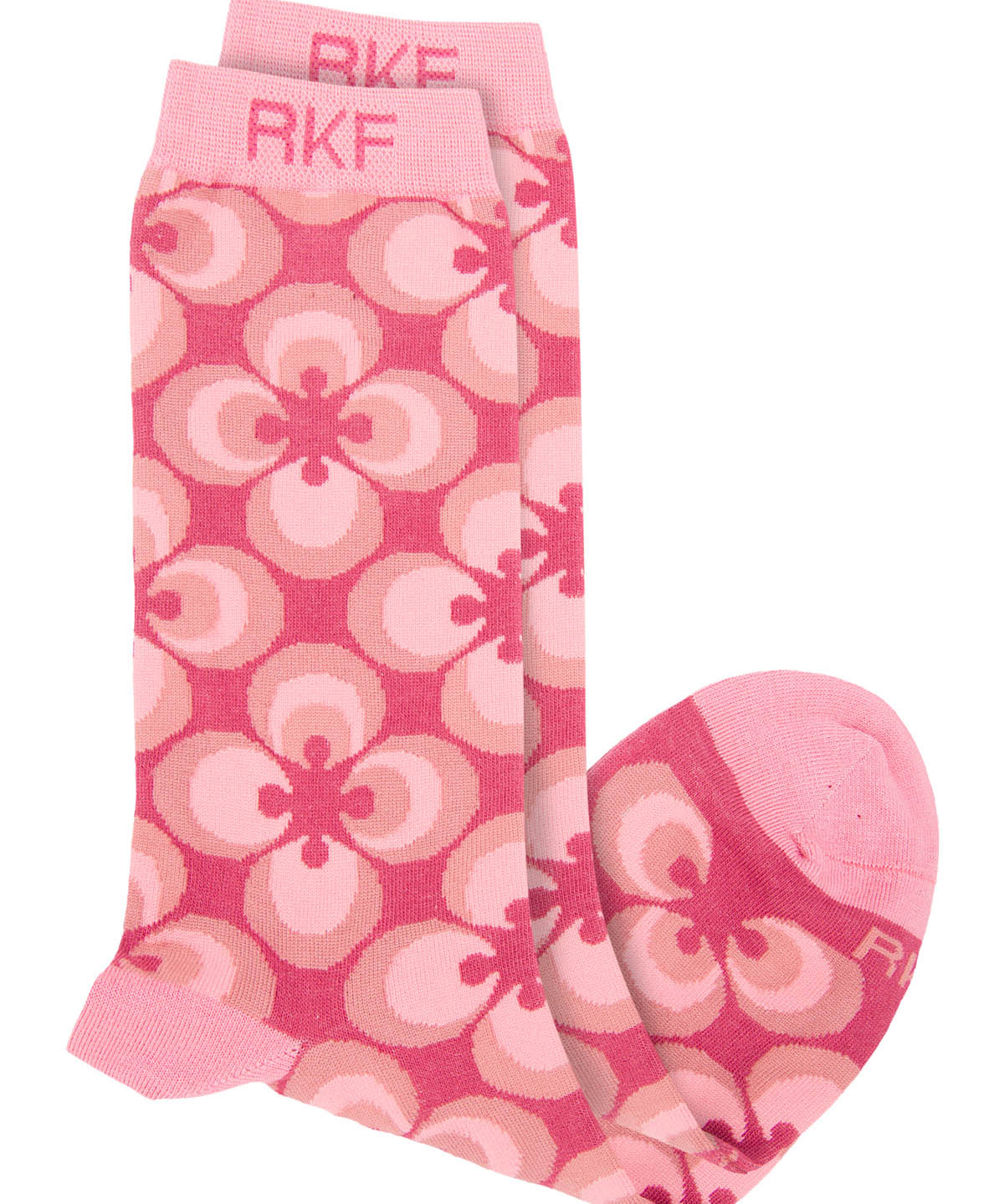 Calcetin Bambú Mujer Flori Rosado Rockford
