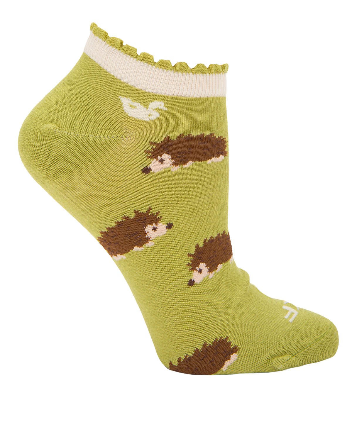Calcetin Bambú Mujer Ped St Porcup Verde Rockford