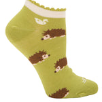 Calcetin Bambú Mujer Ped St Porcup Verde Rockford