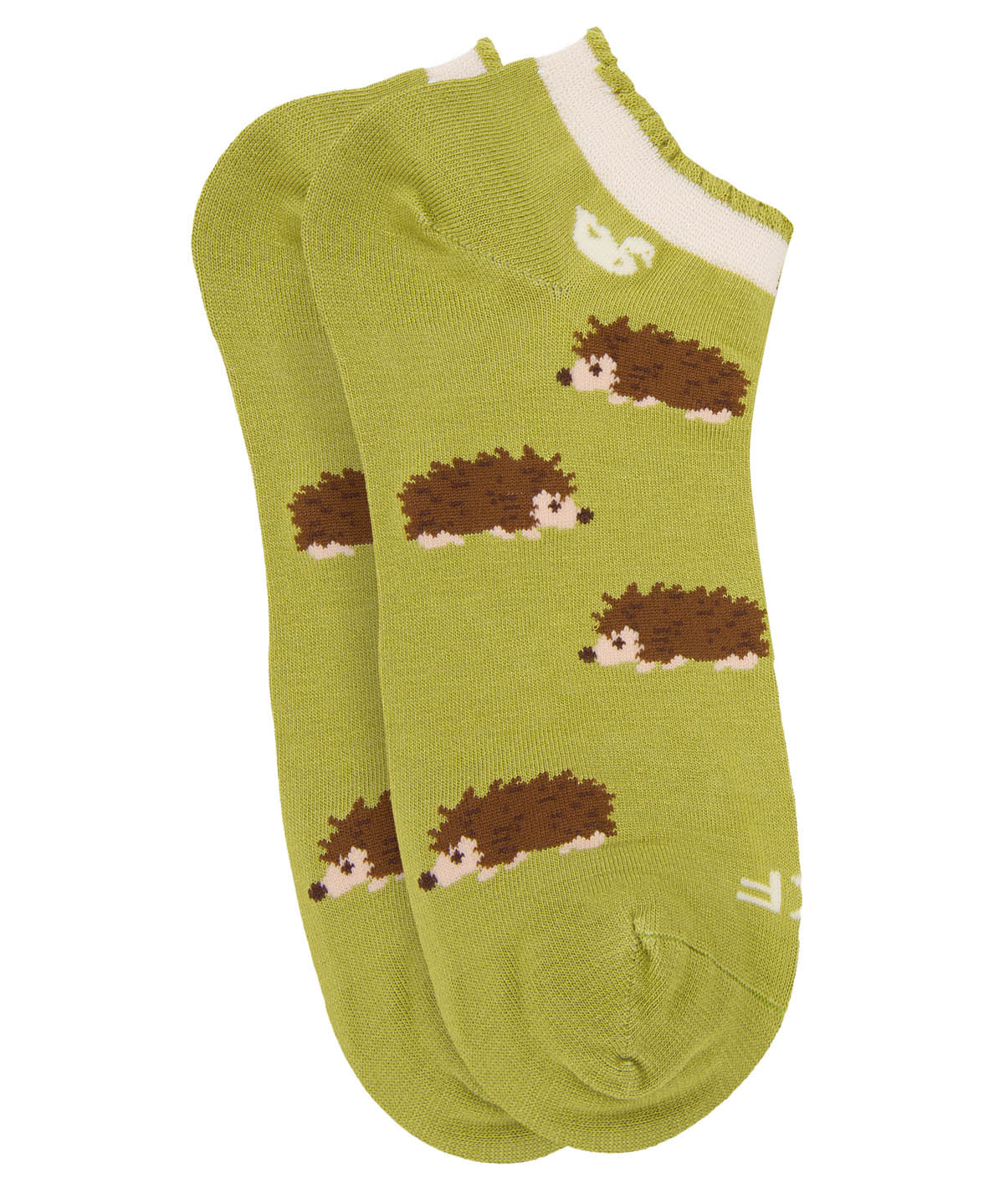 Calcetin Bambú Mujer Ped St Porcup Verde Rockford