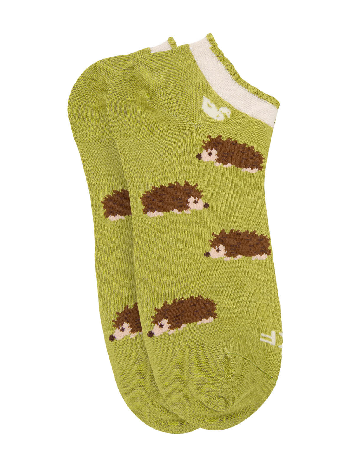 Calcetin Bambú Mujer Ped St Porcup Verde Rockford
