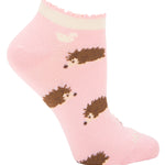 Calcetin Bambú Mujer Ped St Porcup Rosado Rockford