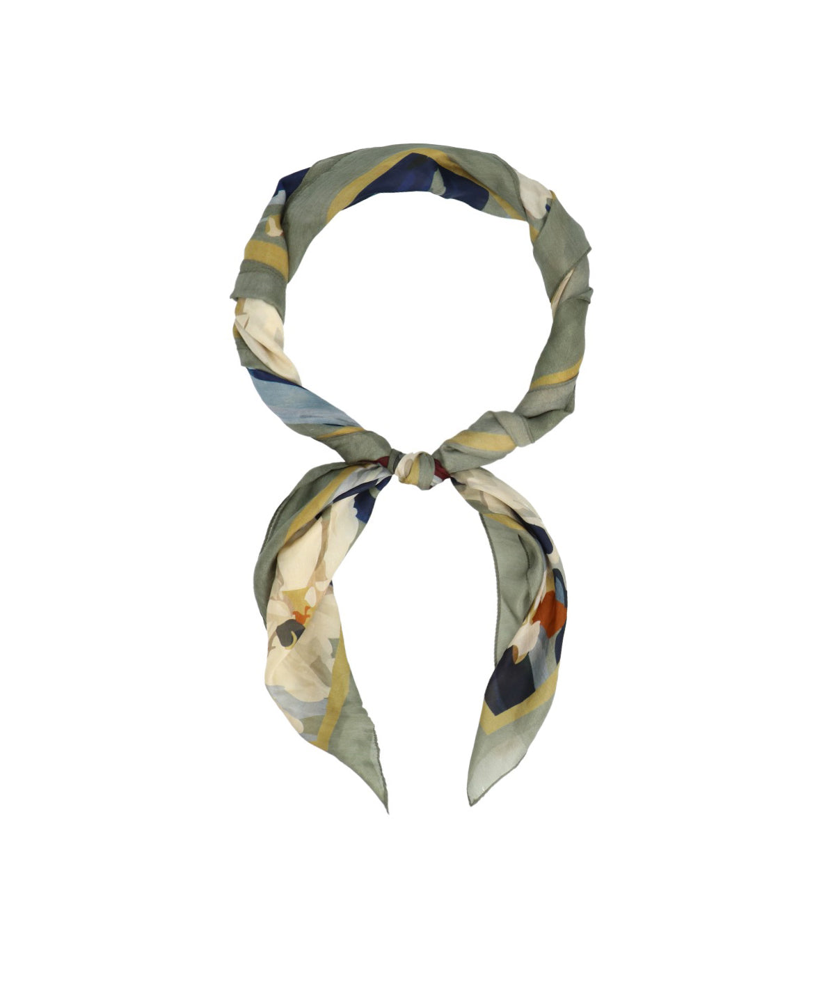 Pañuelo Seda Mujer Rkf Silk Flora Scarf Multicolor Rockford
