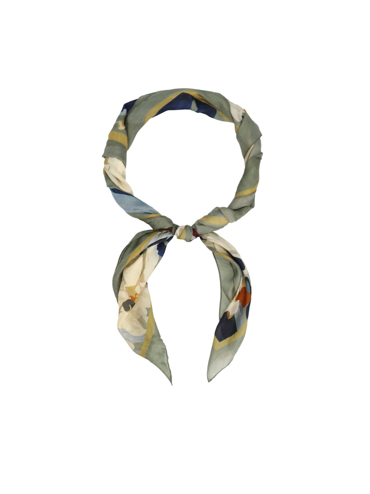 Pañuelo Seda Mujer Rkf Silk Flora Scarf Multicolor Rockford