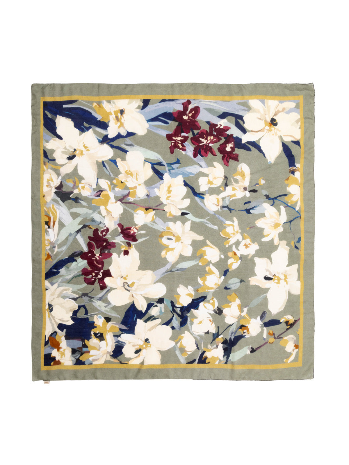 Pañuelo Seda Mujer Rkf Silk Flora Scarf Multicolor Rockford
