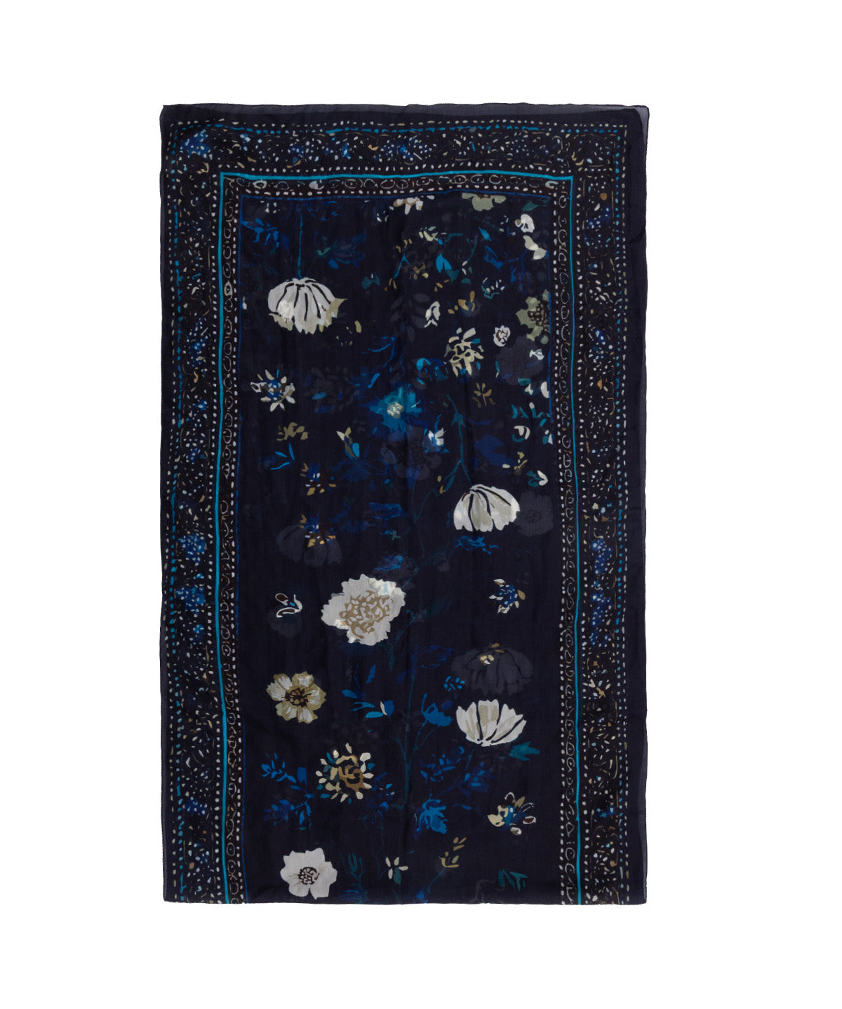 Pañuelo Seda Mujer Rkf Silk Laura Scarf Azul Rockford