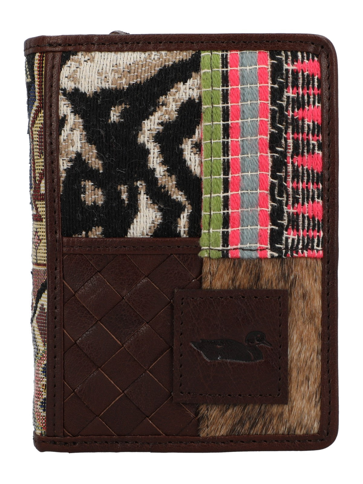 Billetera Cuero/Textil Mujer Sz Antay Multicolor Rockford