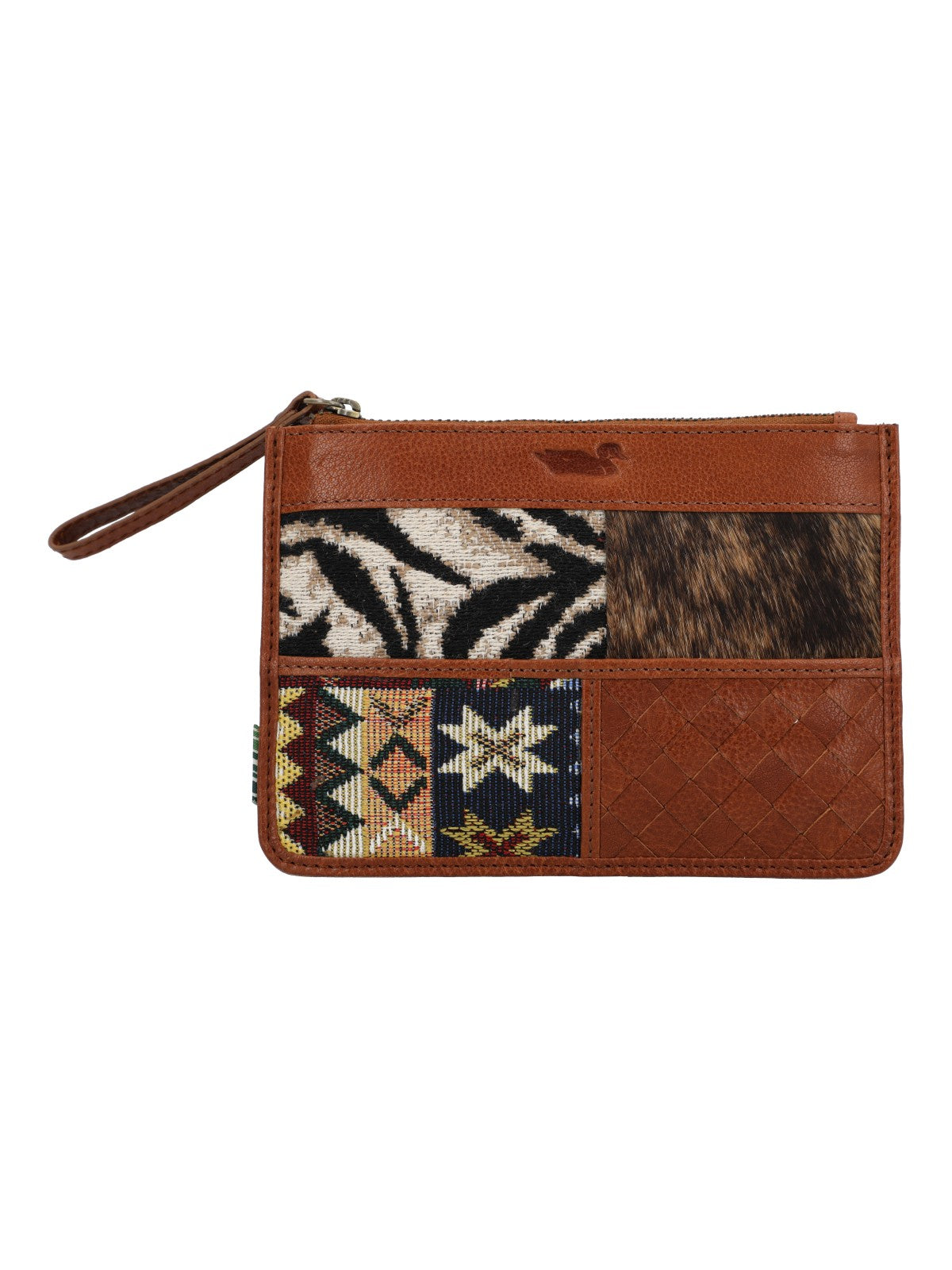 Billetera Cuero/Textil Mujer Sz Nahil Multicolor Rockford