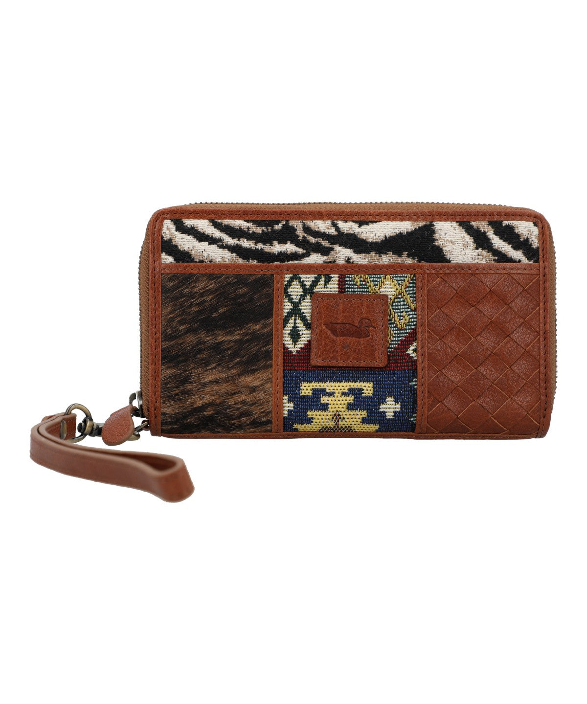 Billetera Cuero/Textil Mujer Sz Litza Multicolor Rockford