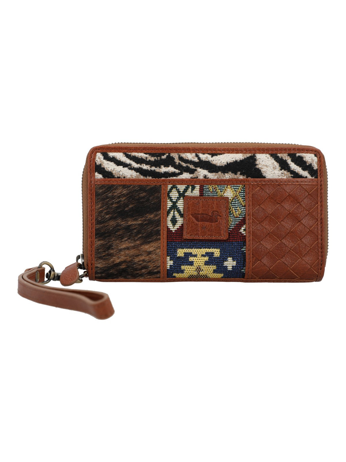 Billetera Cuero/Textil Mujer Sz Litza Multicolor Rockford