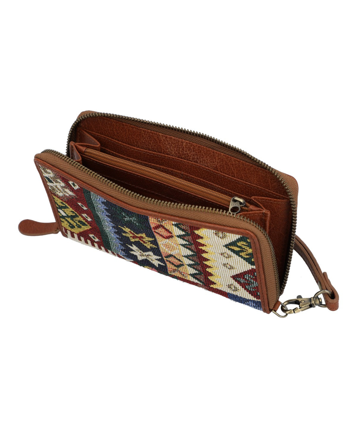 Billetera Cuero/Textil Mujer Sz Litza Multicolor Rockford