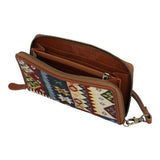 Billetera Cuero/Textil Mujer Sz Litza Multicolor Rockford