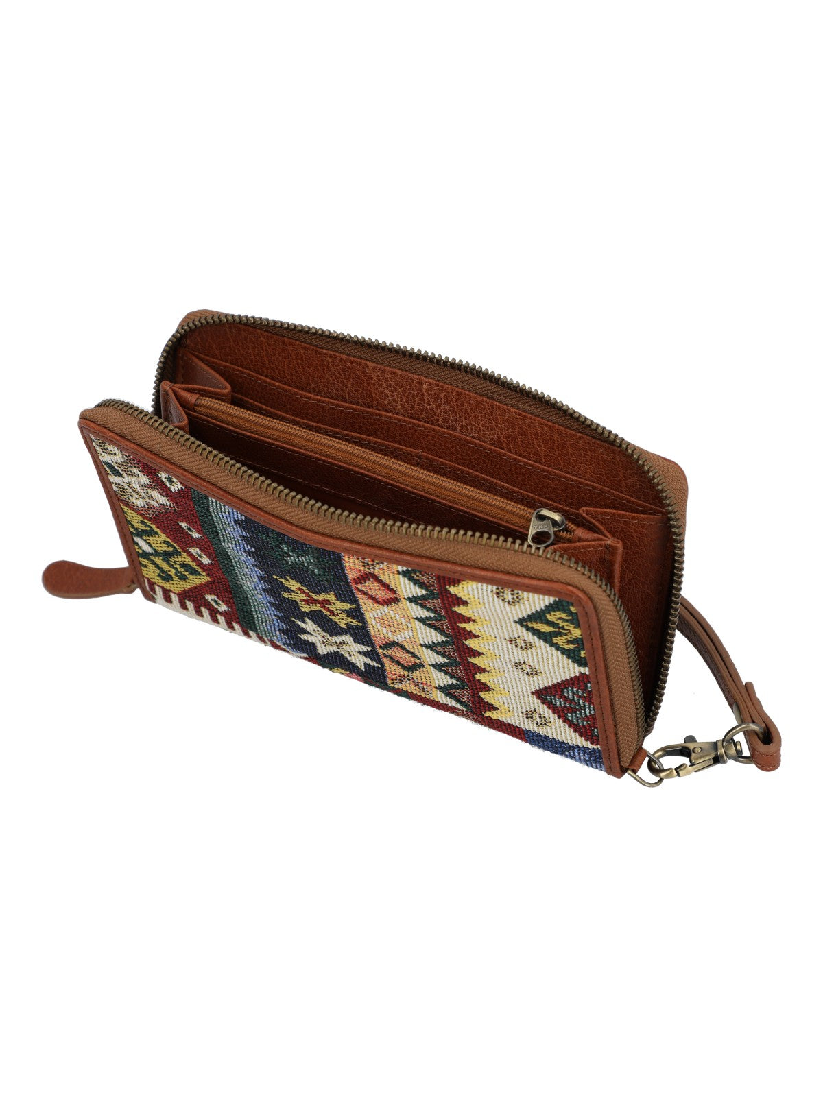 Billetera Cuero/Textil Mujer Sz Litza Multicolor Rockford