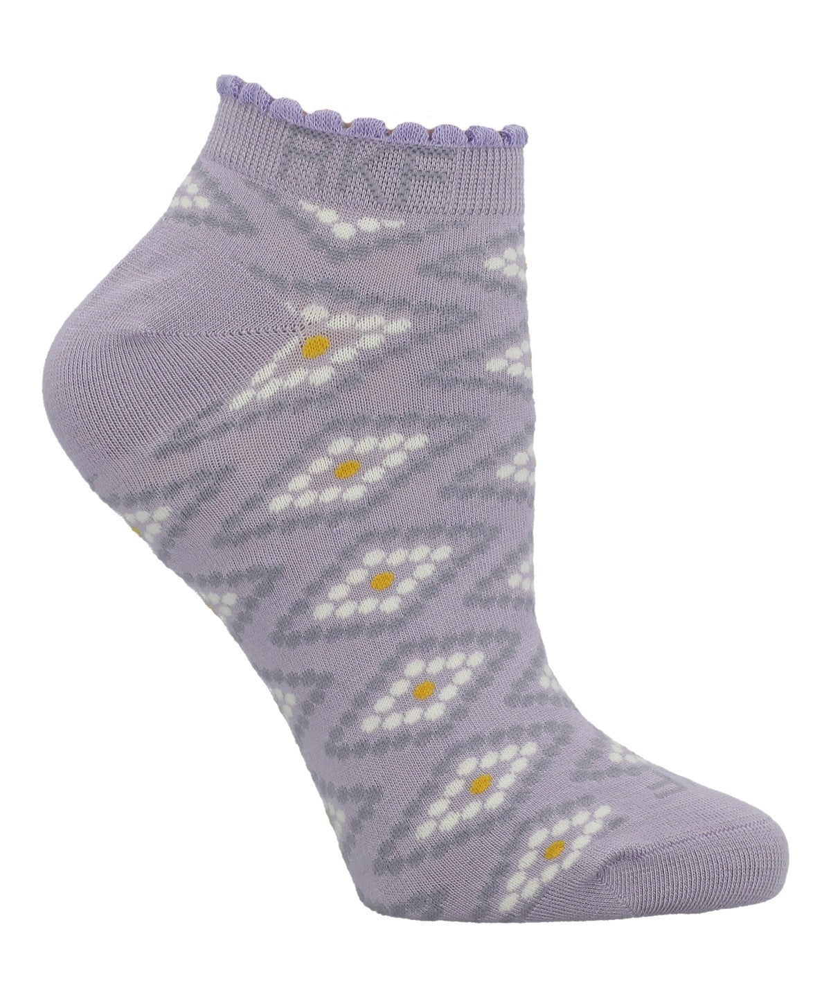 Calcetin Bambú Mujer Ped St Rombo Morado Rockford