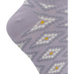 Calcetin Bambú Mujer Ped St Rombo Morado Rockford