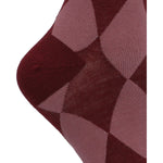 Calcetin Bambú Mujer C Argyle Rojo Rockford