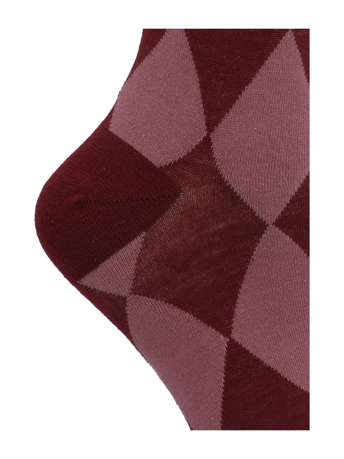 Calcetin Bambú Mujer C Argyle Rojo Rockford