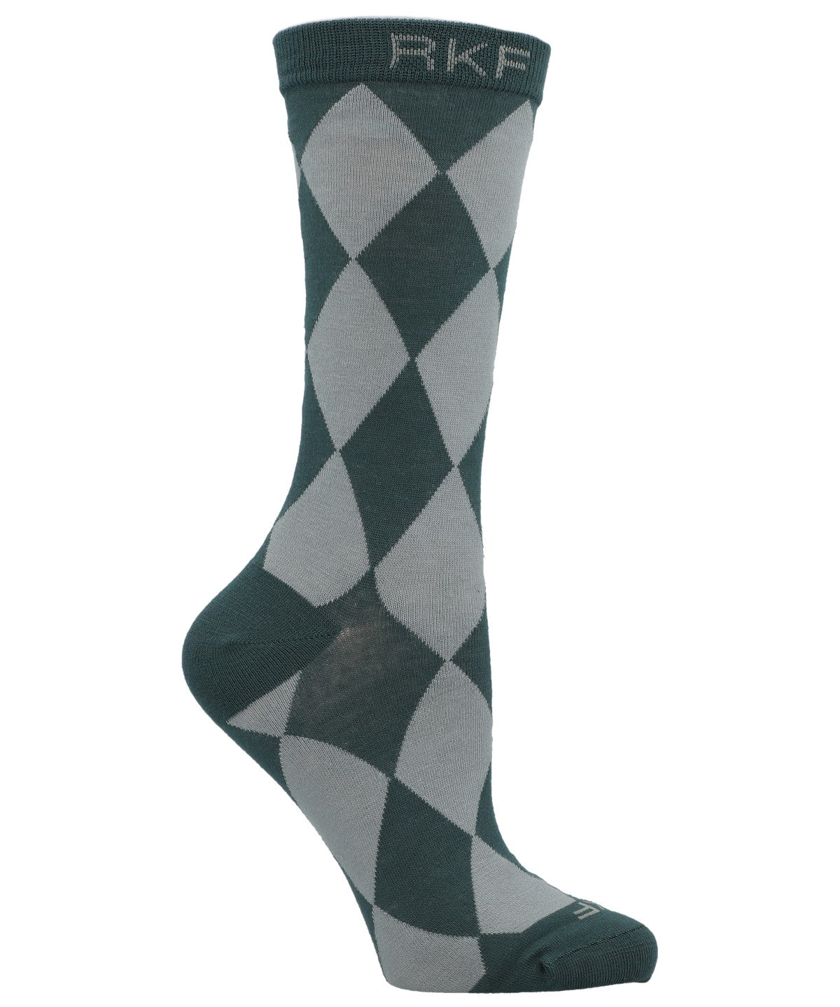 Calcetin Bambú Mujer C Argyle Verde Rockford