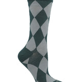 Calcetin Bambú Mujer C Argyle Verde Rockford