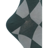 Calcetin Bambú Mujer C Argyle Verde Rockford