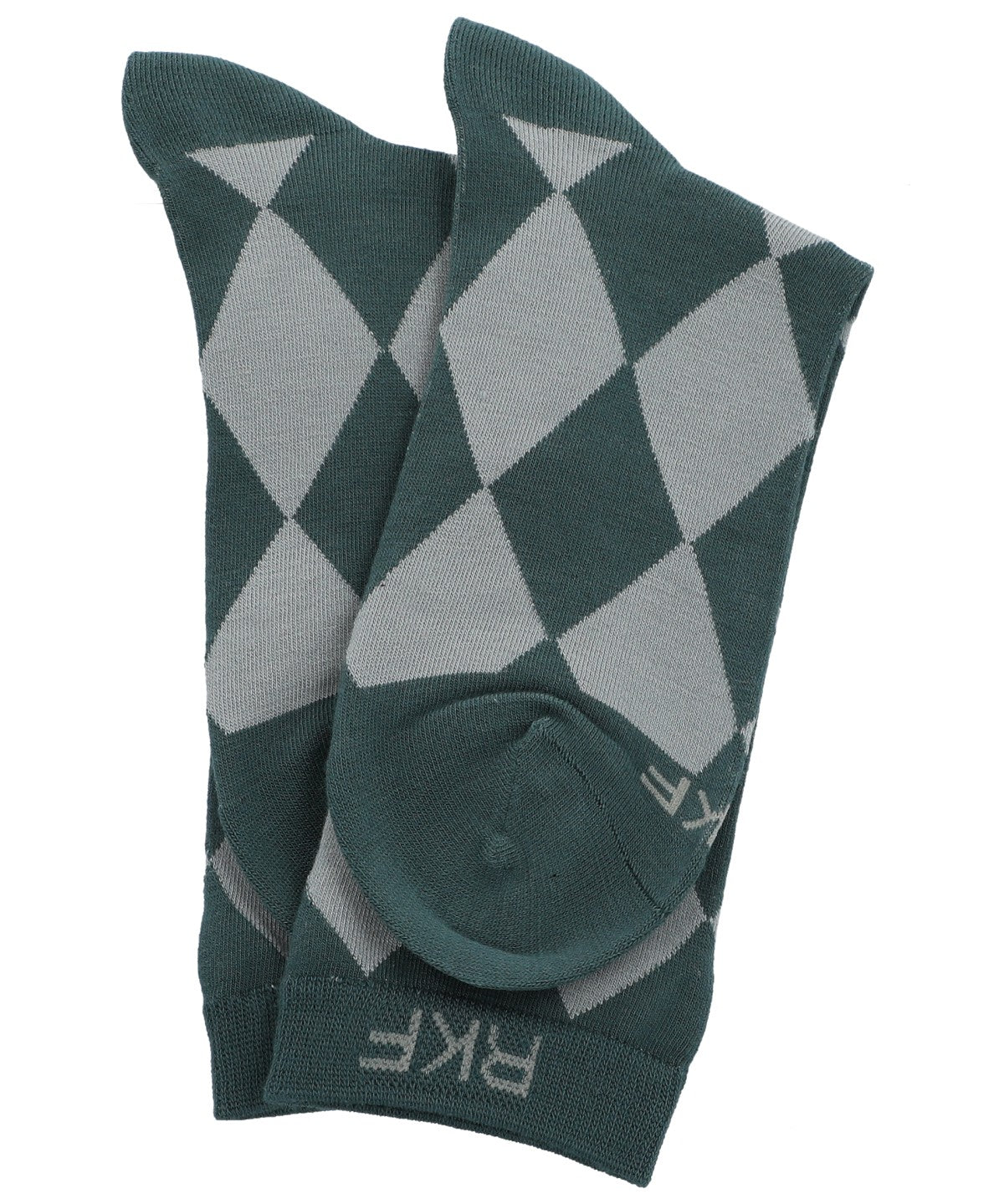 Calcetin Bambú Mujer C Argyle Verde Rockford