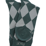 Calcetin Bambú Mujer C Argyle Verde Rockford