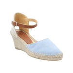 Alpargata Algodón Orgánico Mujer Monforte Celeste Rockford