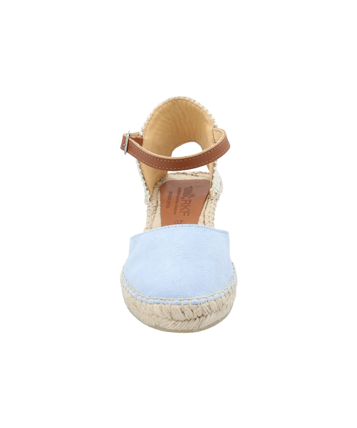 Alpargata Algodón Orgánico Mujer Monforte Celeste Rockford
