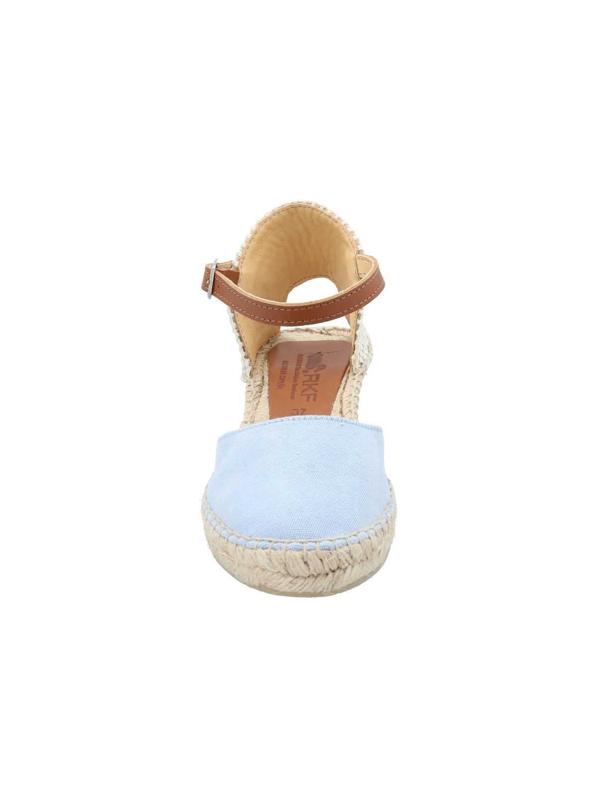 Alpargata Algodón Orgánico Mujer Monforte Celeste Rockford