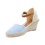 Alpargata Algodón Orgánico Mujer Monforte Celeste Rockford