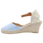 Alpargata Algodón Orgánico Mujer Monforte Celeste Rockford