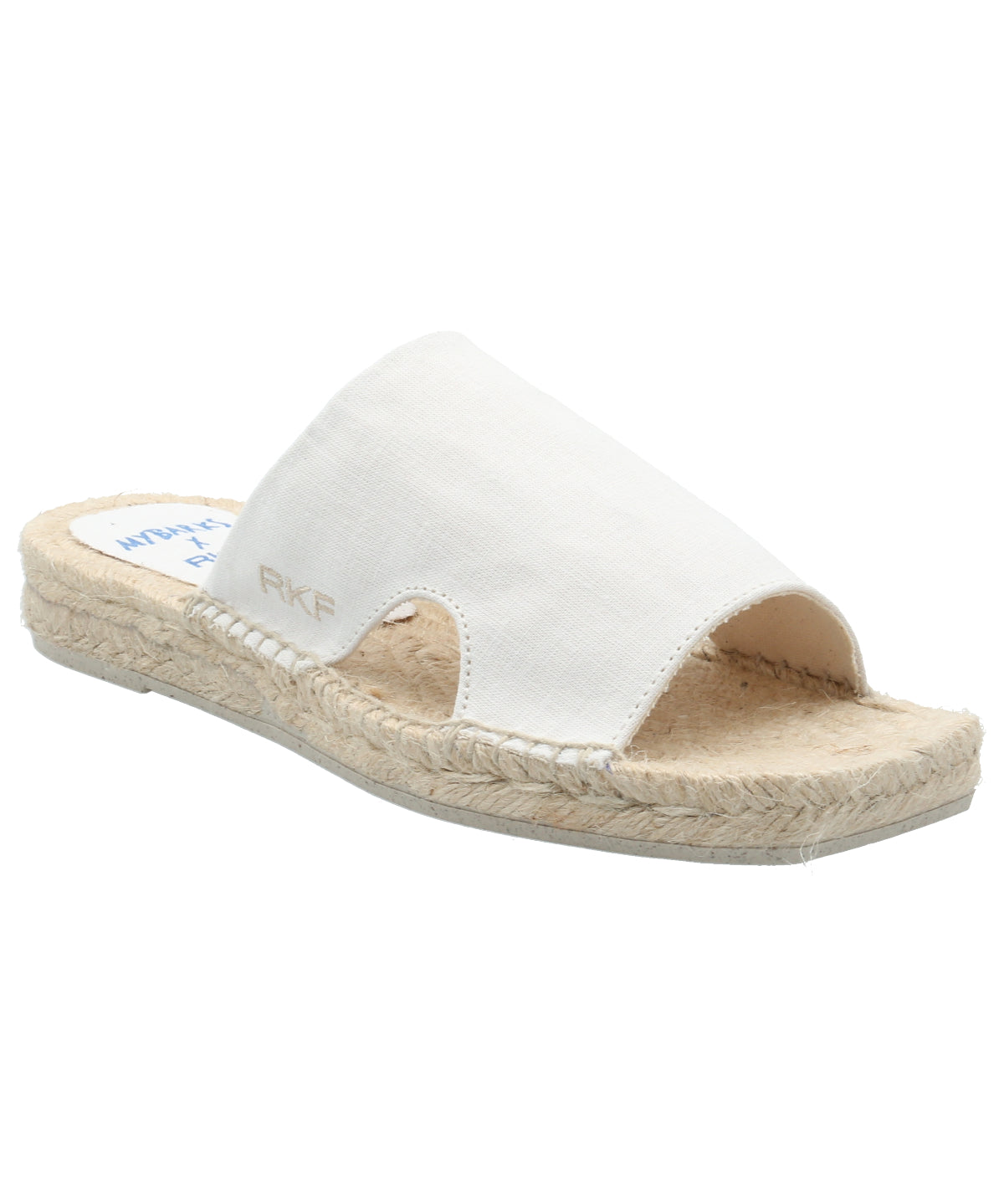 Sandalia Lino Mujer Marini Blanco Rockford