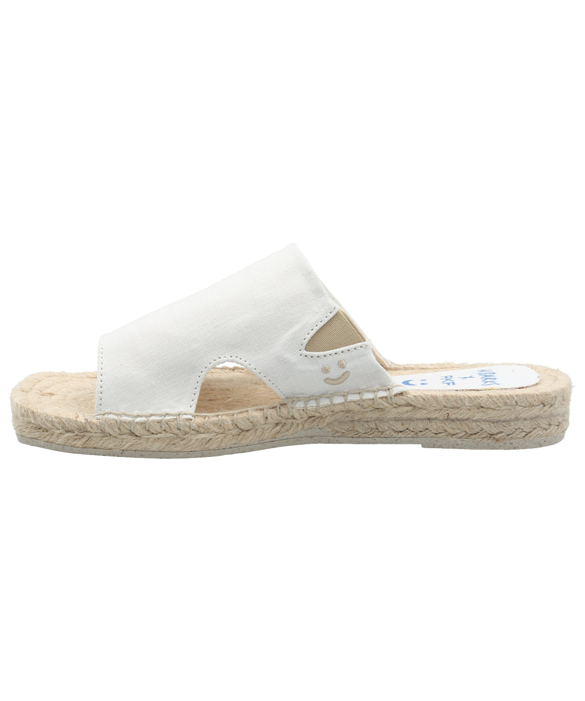 Sandalia Lino Mujer Marini Blanco Rockford