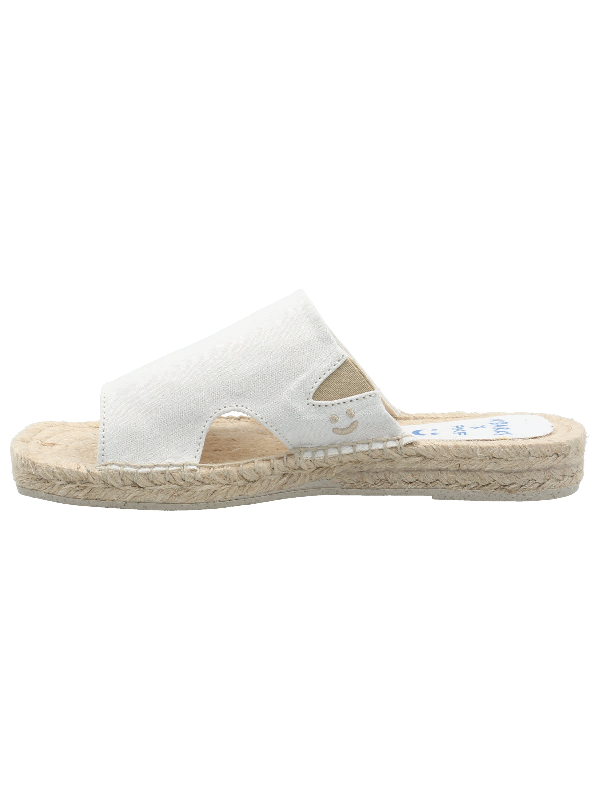 Sandalia Lino Mujer Marini Blanco Rockford