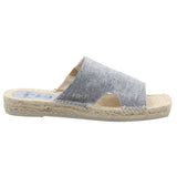 Sandalia Lino Mujer Marini Azul Rockford