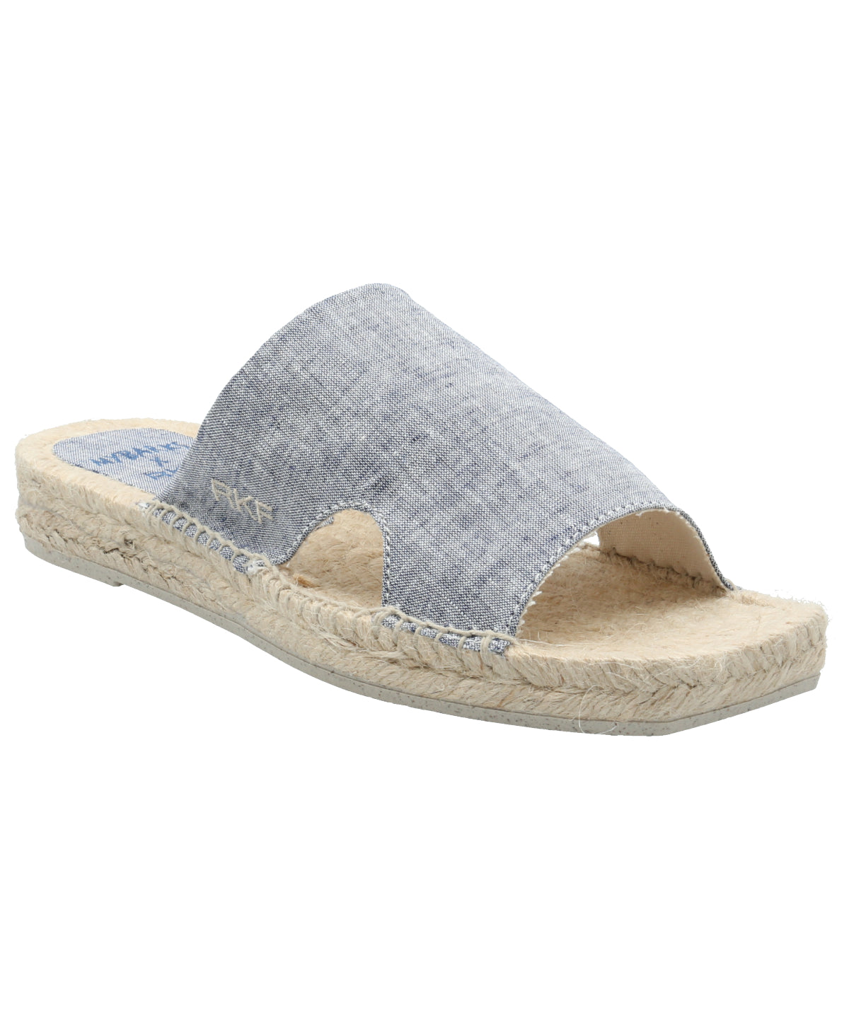 Sandalia Lino Mujer Marini Azul Rockford
