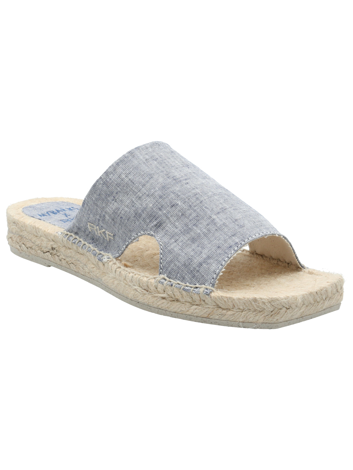 Sandalia Lino Mujer Marini Azul Rockford