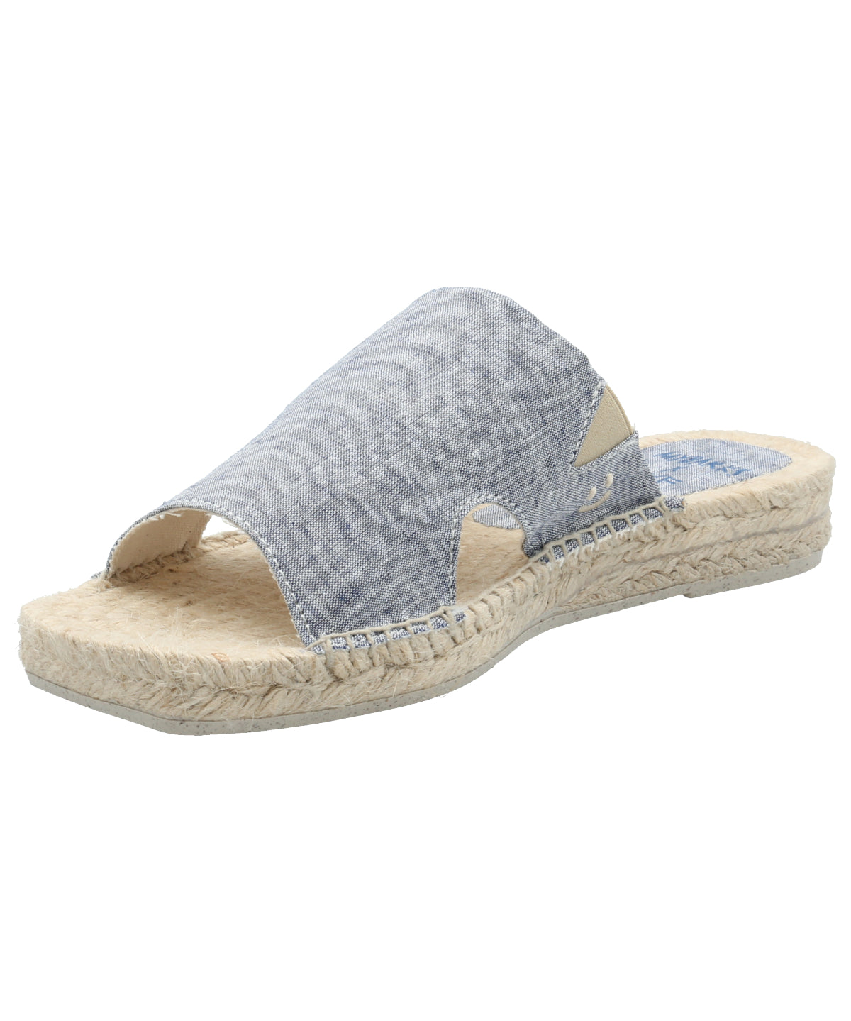 Sandalia Lino Mujer Marini Azul Rockford