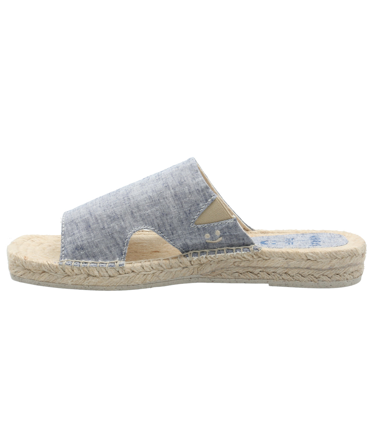 Sandalia Lino Mujer Marini Azul Rockford