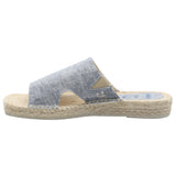 Sandalia Lino Mujer Marini Azul Rockford
