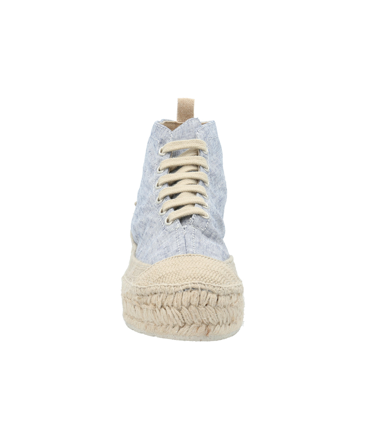 Zapatilla Con Caña Algodón Orgánico Mujer Niza Azul Rockford