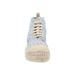 Zapatilla Con Caña Algodón Orgánico Mujer Niza Azul Rockford