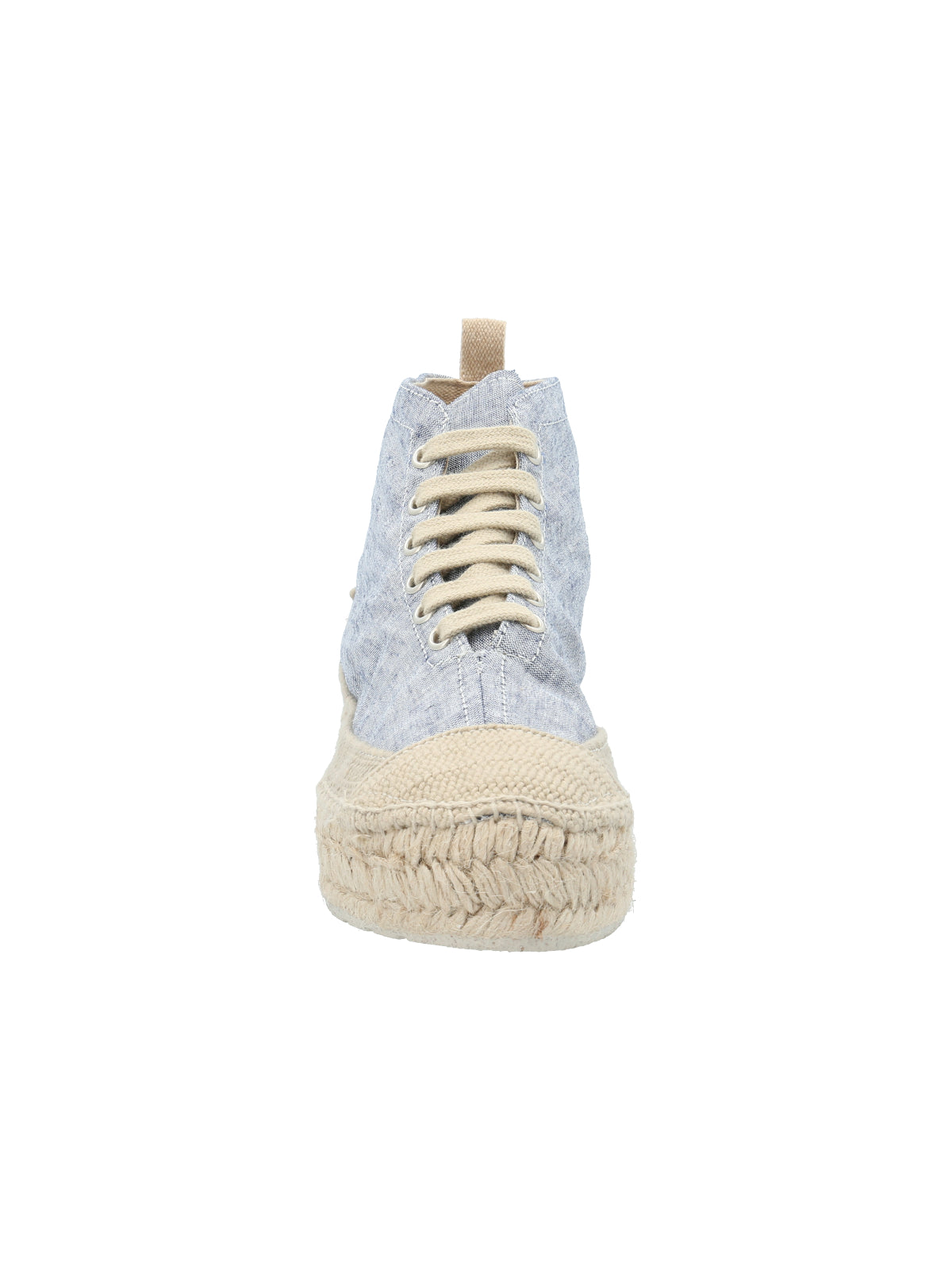 Zapatilla Con Caña Algodón Orgánico Mujer Niza Azul Rockford