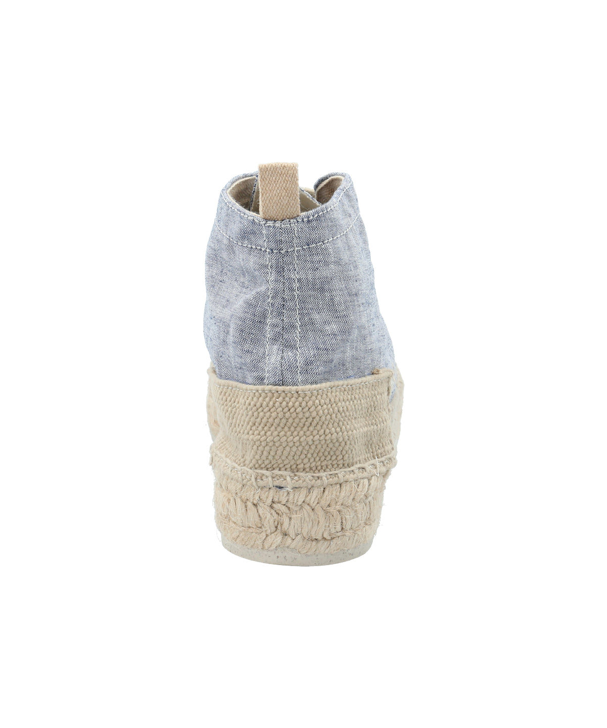 Zapatilla Con Caña Algodón Orgánico Mujer Niza Azul Rockford