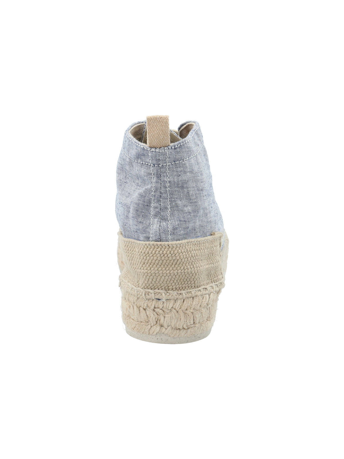 Zapatilla Con Caña Algodón Orgánico Mujer Niza Azul Rockford